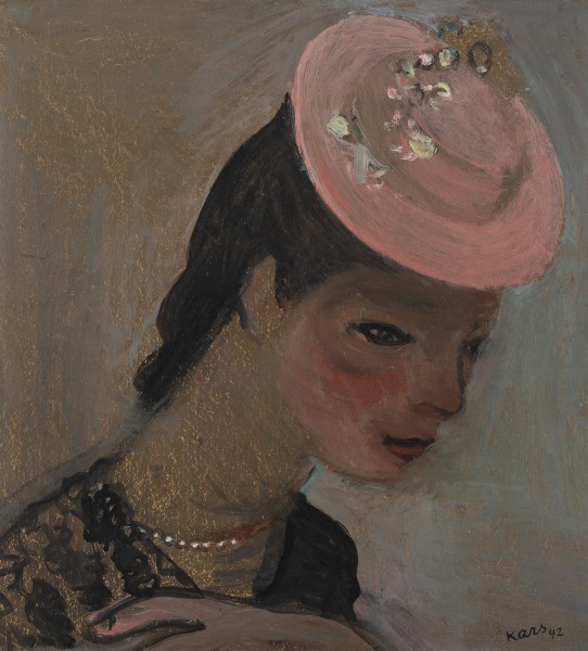 Portrait de femme au chapeau